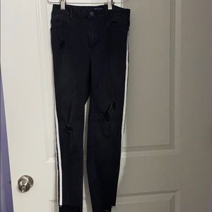 Boom boom jeans with thy stripes